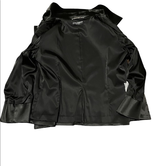 Dolce & Gabbana Silk Black Jacket - Picture 2 of 5